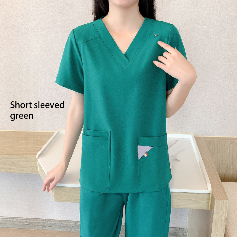 Nursing Scrubs 2025 High Quality Hospital Medical Uniforms Scrubs Clinic Dentist Uniform Fashionable Doctor Scrubs Uniforms Sets