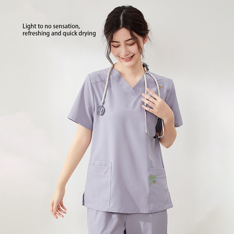 Nursing Scrubs 2025 High Quality Hospital Medical Uniforms Scrubs Clinic Dentist Uniform Fashionable Doctor Scrubs Uniforms Sets