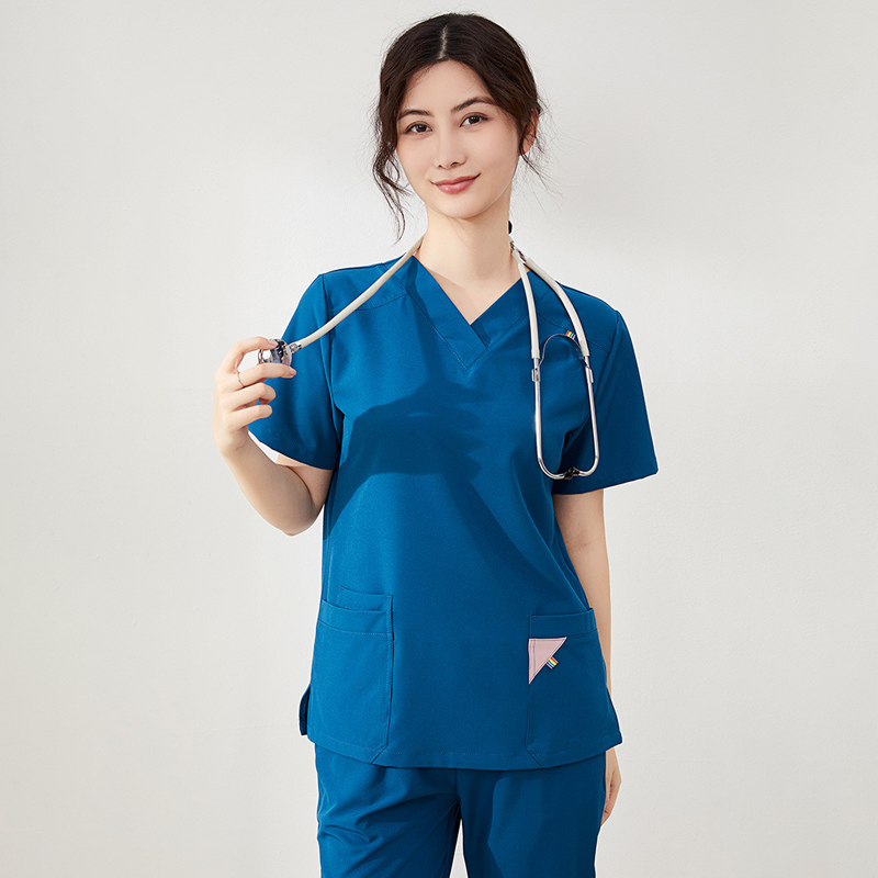 Nursing Scrubs 2025 High Quality Hospital Medical Uniforms Scrubs Clinic Dentist Uniform Fashionable Doctor Scrubs Uniforms Sets