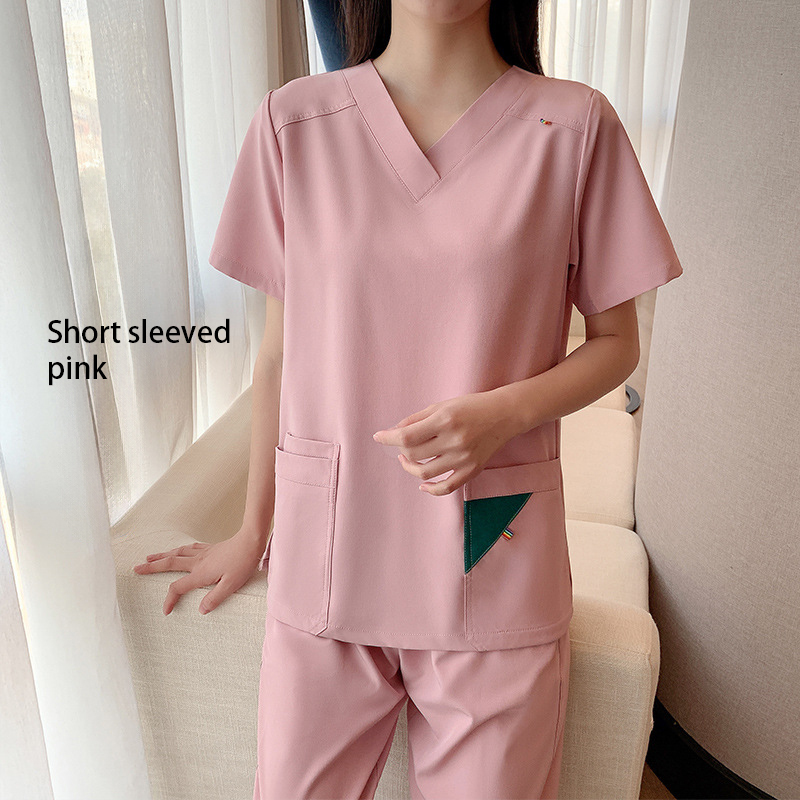Nursing Scrubs 2025 High Quality Hospital Medical Uniforms Scrubs Clinic Dentist Uniform Fashionable Doctor Scrubs Uniforms Sets
