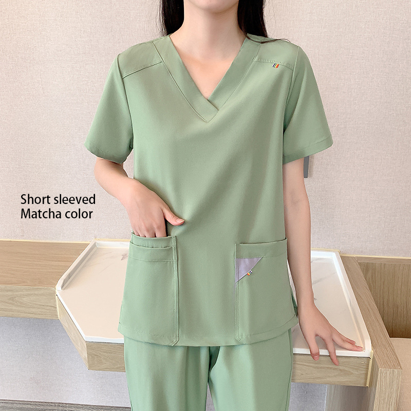 Nursing Scrubs 2025 High Quality Hospital Medical Uniforms Scrubs Clinic Dentist Uniform Fashionable Doctor Scrubs Uniforms Sets