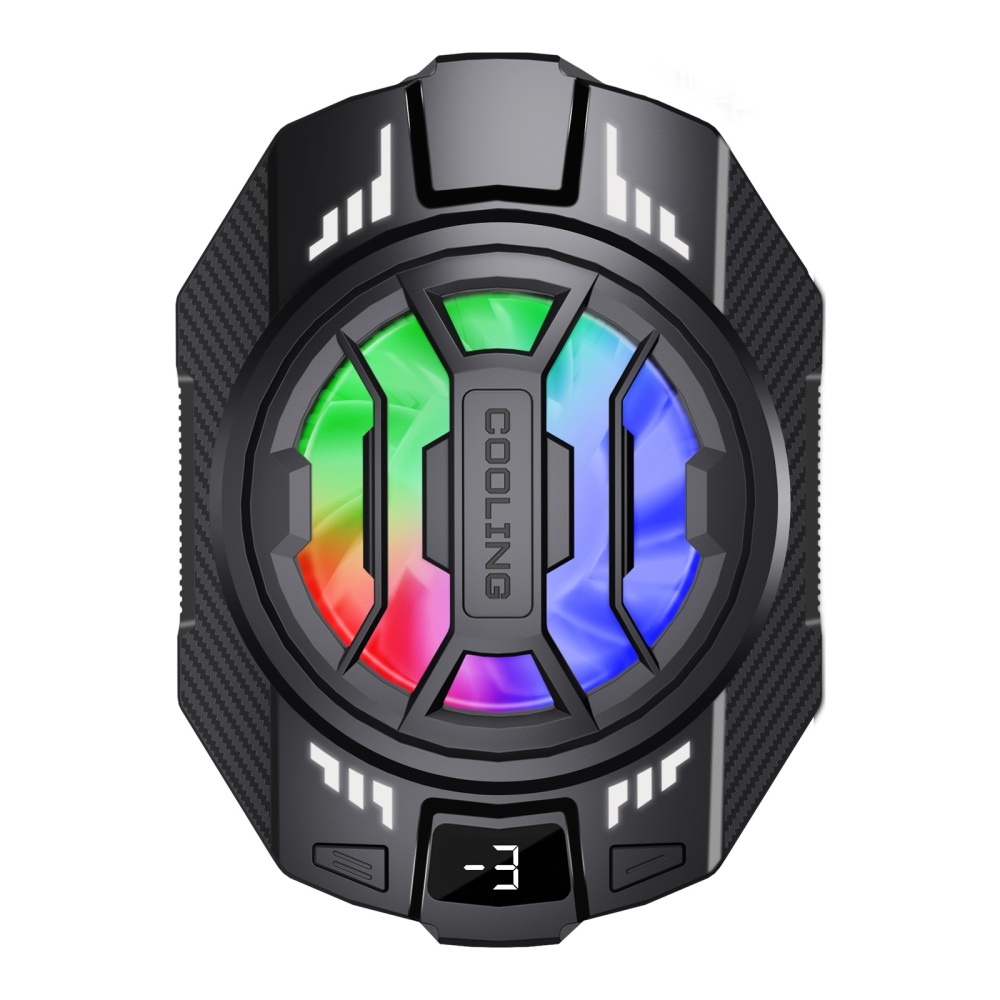 Mobile Phone Radiator Semiconductor 2025 New Back-Clip Phone Cooler Three-Speed Adjustment 15W Phone Cooler for Gaming