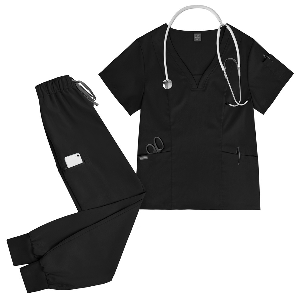 High Quality Joggers Set Nurse Uniforms for Hospital Scrubs Nursing Uniform Sets Comfortable Work Clothes Casual Style Unisex Womens Scrubs Uniform Nurse Scrubs Uniform Nurses Uniform Scrubs