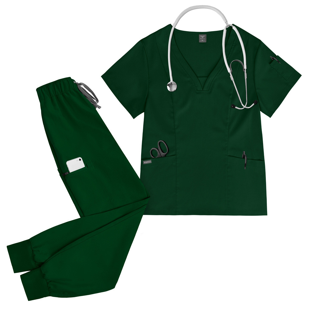 High Quality Joggers Set Nurse Uniforms for Hospital Scrubs Nursing Uniform Sets Comfortable Work Clothes Casual Style Unisex Womens Scrubs Uniform Nurse Scrubs Uniform Nurses Uniform Scrubs