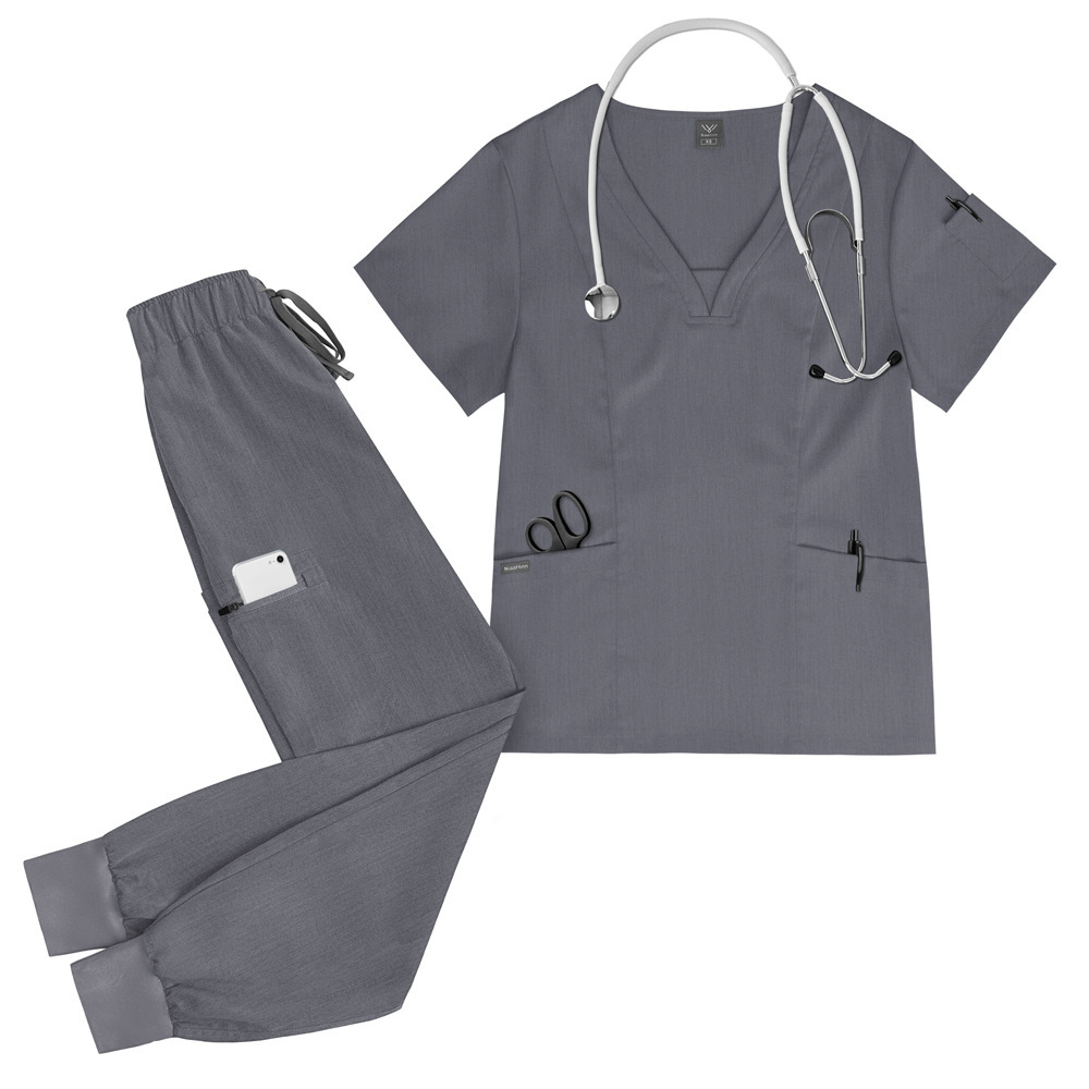 High Quality Joggers Set Nurse Uniforms for Hospital Scrubs Nursing Uniform Sets Comfortable Work Clothes Casual Style Unisex Womens Scrubs Uniform Nurse Scrubs Uniform Nurses Uniform Scrubs