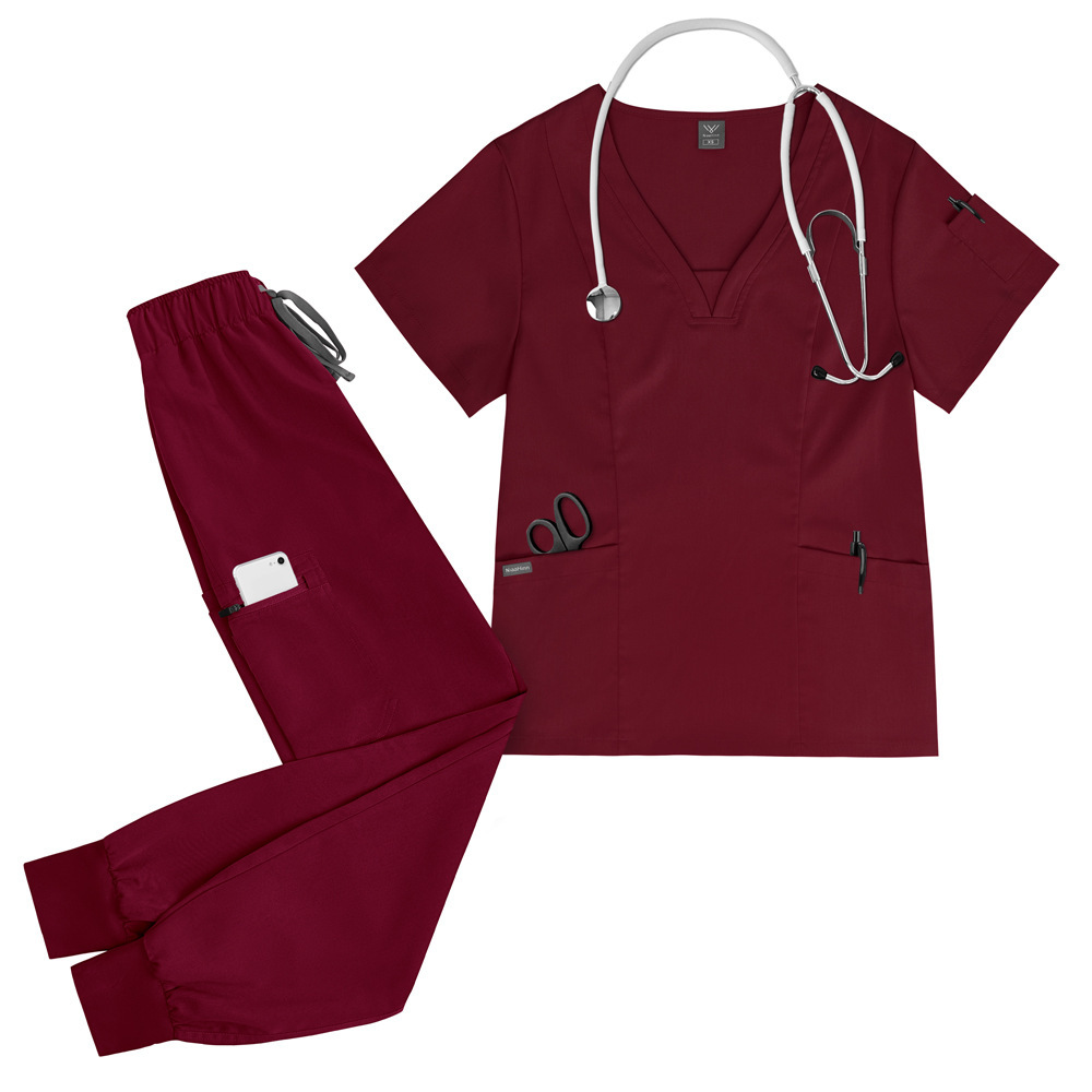 High Quality Joggers Set Nurse Uniforms for Hospital Scrubs Nursing Uniform Sets Comfortable Work Clothes Casual Style Unisex Womens Scrubs Uniform Nurse Scrubs Uniform Nurses Uniform Scrubs