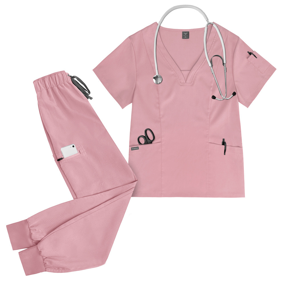 High Quality Joggers Set Nurse Uniforms for Hospital Scrubs Nursing Uniform Sets Comfortable Work Clothes Casual Style Unisex Womens Scrubs Uniform Nurse Scrubs Uniform Nurses Uniform Scrubs
