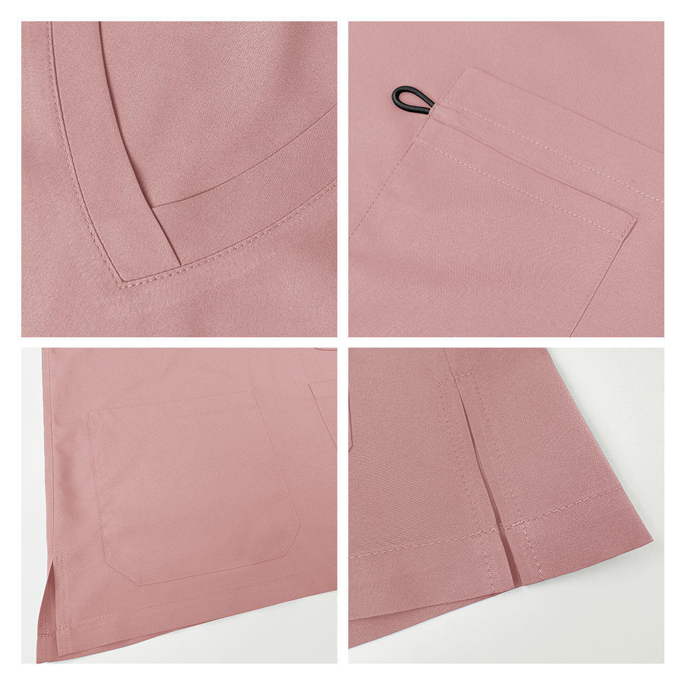 Durable Unisex Work Uniform Shirt/Nursing Uniform Set - Multi-Size Washable for Animal Clinics & Cafes&Hospital&Private Clinic