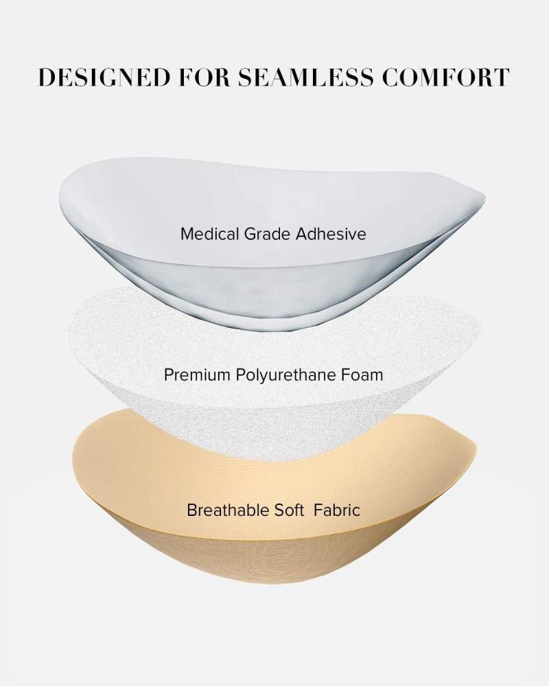 2026 Upgraded Strapless Invisible Adhesive Silicone Bra, Sexy Invisible Push-Up Bra for Women, Gothic Style Back Logo, Perfect for Backless Outfits