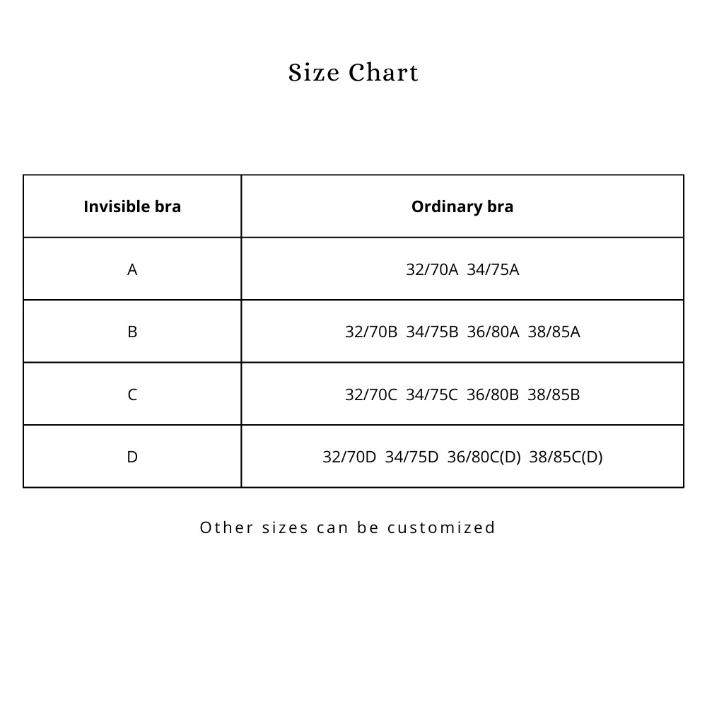 Custom Reusable Push-Up One-Piece Wire Free Front Closure Sexy Silicone Adhesive Bra with Seamless Design