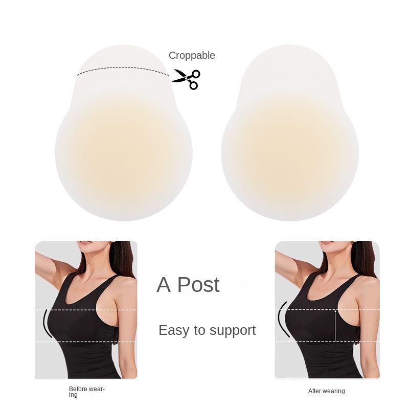 Nipple Covers Push Reusable Breathable Sexy Invisible Adhesive Bra Lifters Pasties Breast Petals 100% Silicone Removable Pads