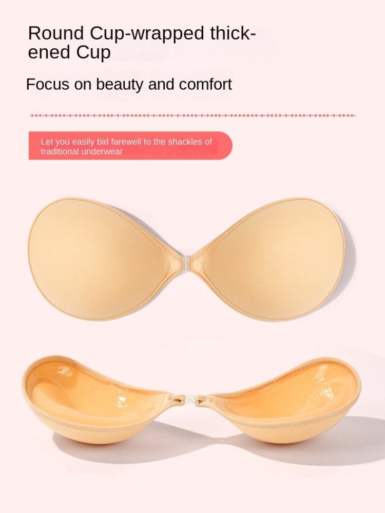 Breast Stickers for Women Self-Adhesive Nipple Covers Breathable Sexy Strapless Wire Free Solid
