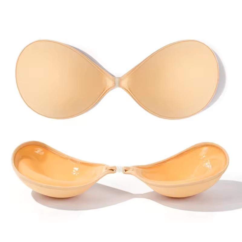 Breast Stickers for Women Self-Adhesive Nipple Covers Breathable Sexy Strapless Wire Free Solid