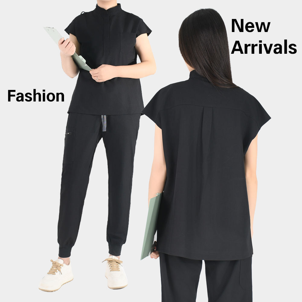 Scrubs Uniforms Sets Unisex Fashionable Nurse Uniform Top & Pants Quick-drying Hospital Scrubs Uniforms Sets for Women