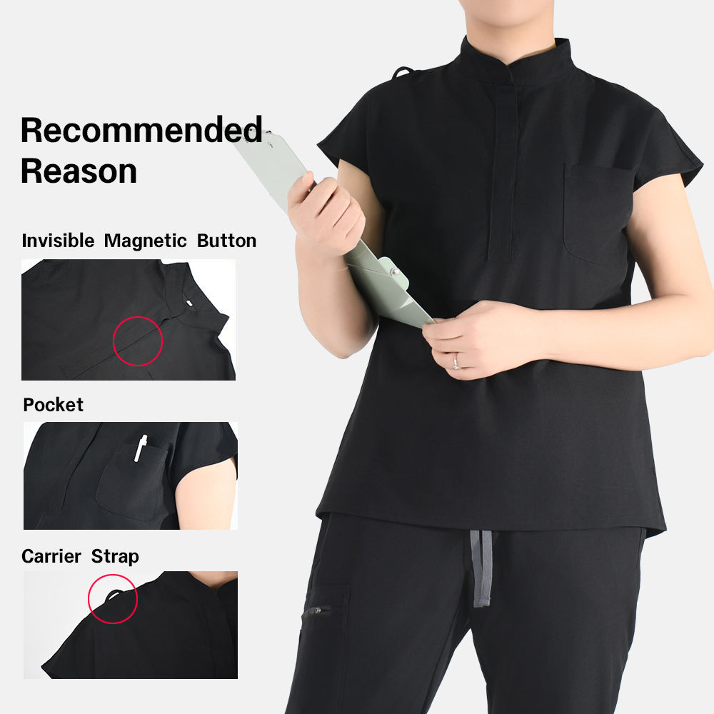 Scrubs Uniforms Sets Unisex Fashionable Nurse Uniform Top & Pants Quick-drying Hospital Scrubs Uniforms Sets for Women