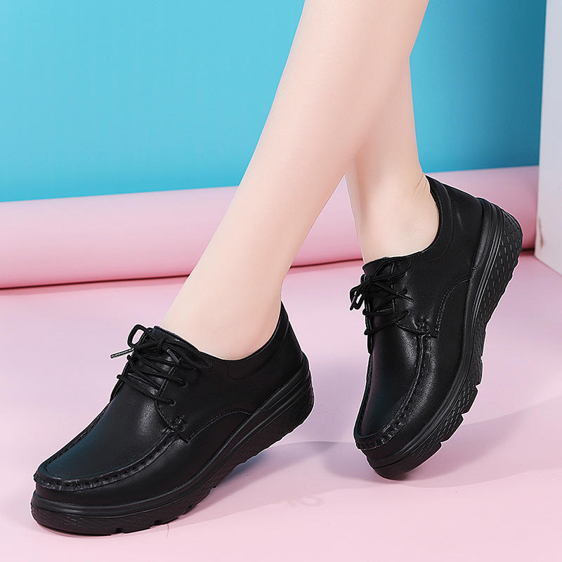 Wholesale Women's Anti-Slip Nurse Shoes for Autumn&Winter- Breathable Soft Sole, Thick Comfortable Design