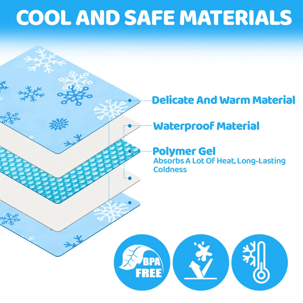 Orzbow Gel Car Seat Cooler Pad for Babies