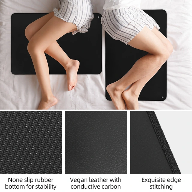 Grounding Mat Material Layers: Non-slip, Carbon, Leather