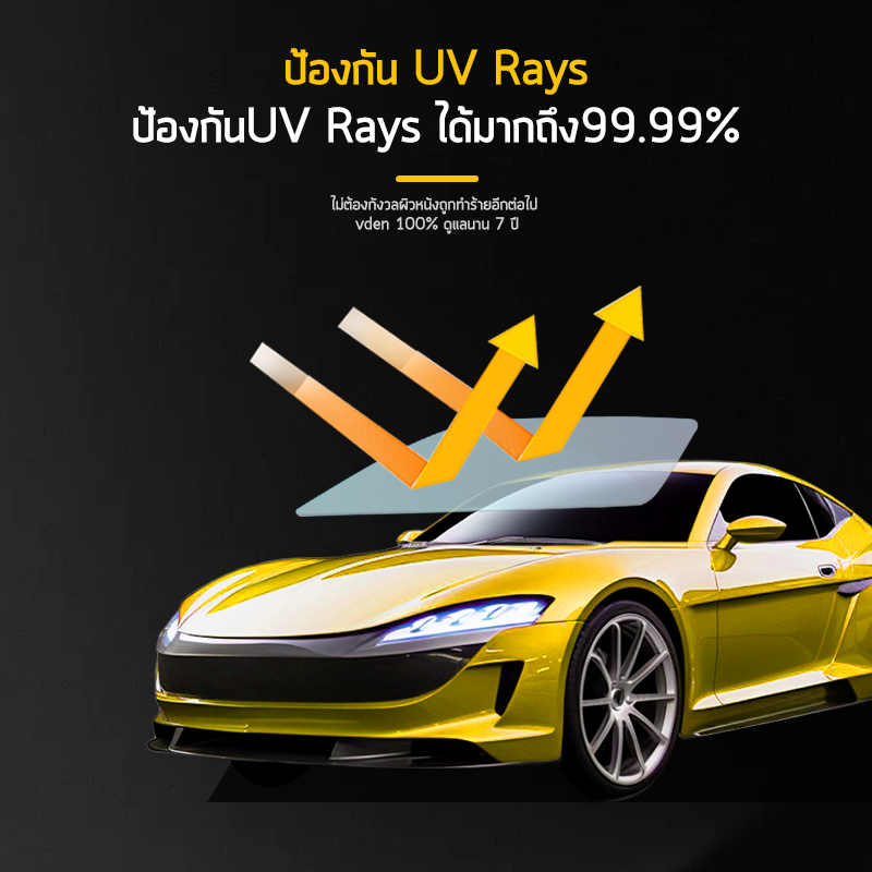 VDEN ฟิล์มกรองแสงรถยนต์แบบเลือกตามความต้องการ