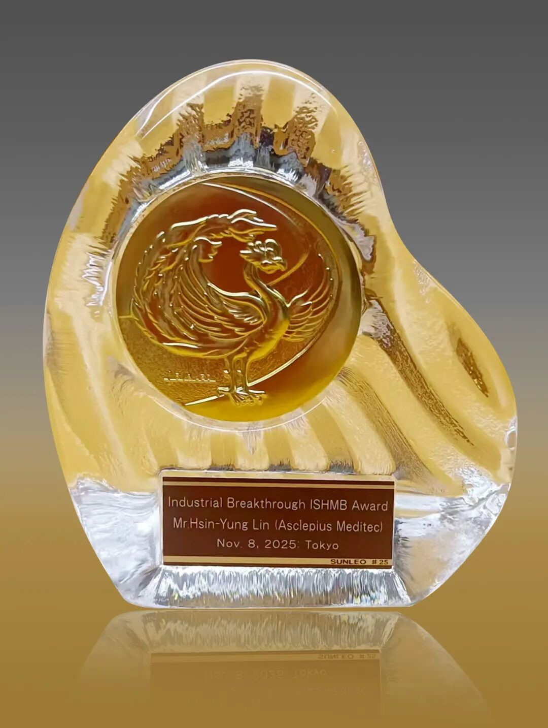 Industrial Breakthrough ISHMB Award Trophy