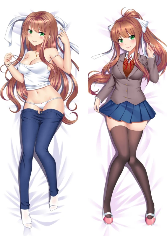 DDLC Monika Anime Body Pillow