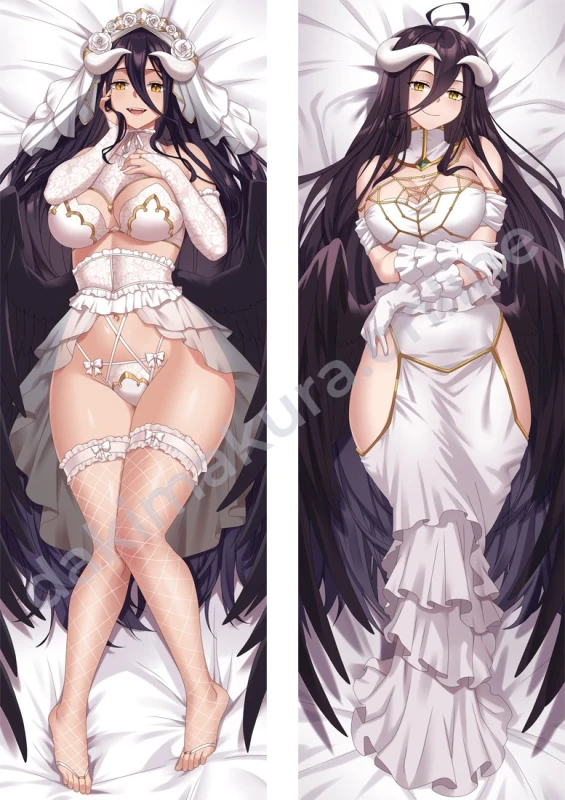 Overlord Albedo Girlfriend Body Pillow