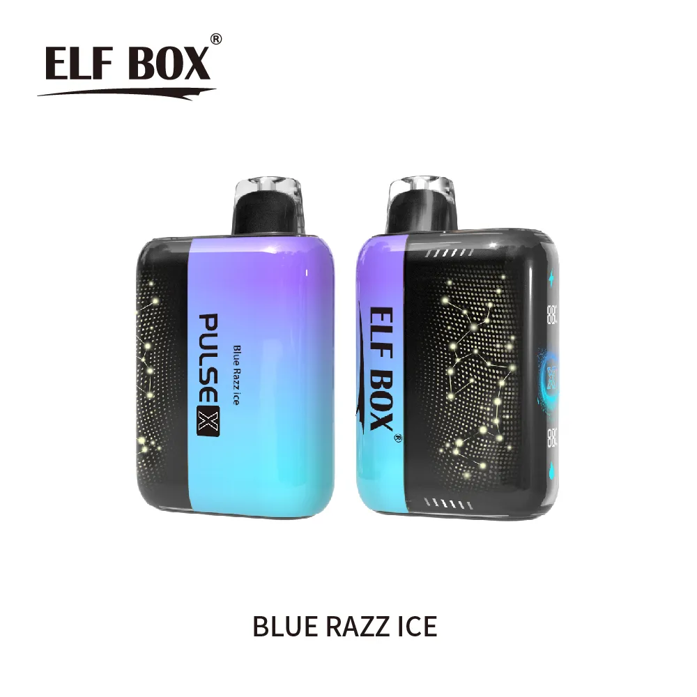 ELF BOX 25000 25K Puffs PULSE X 3D Curved LED Screen Rechargeable Disposable Vape pen