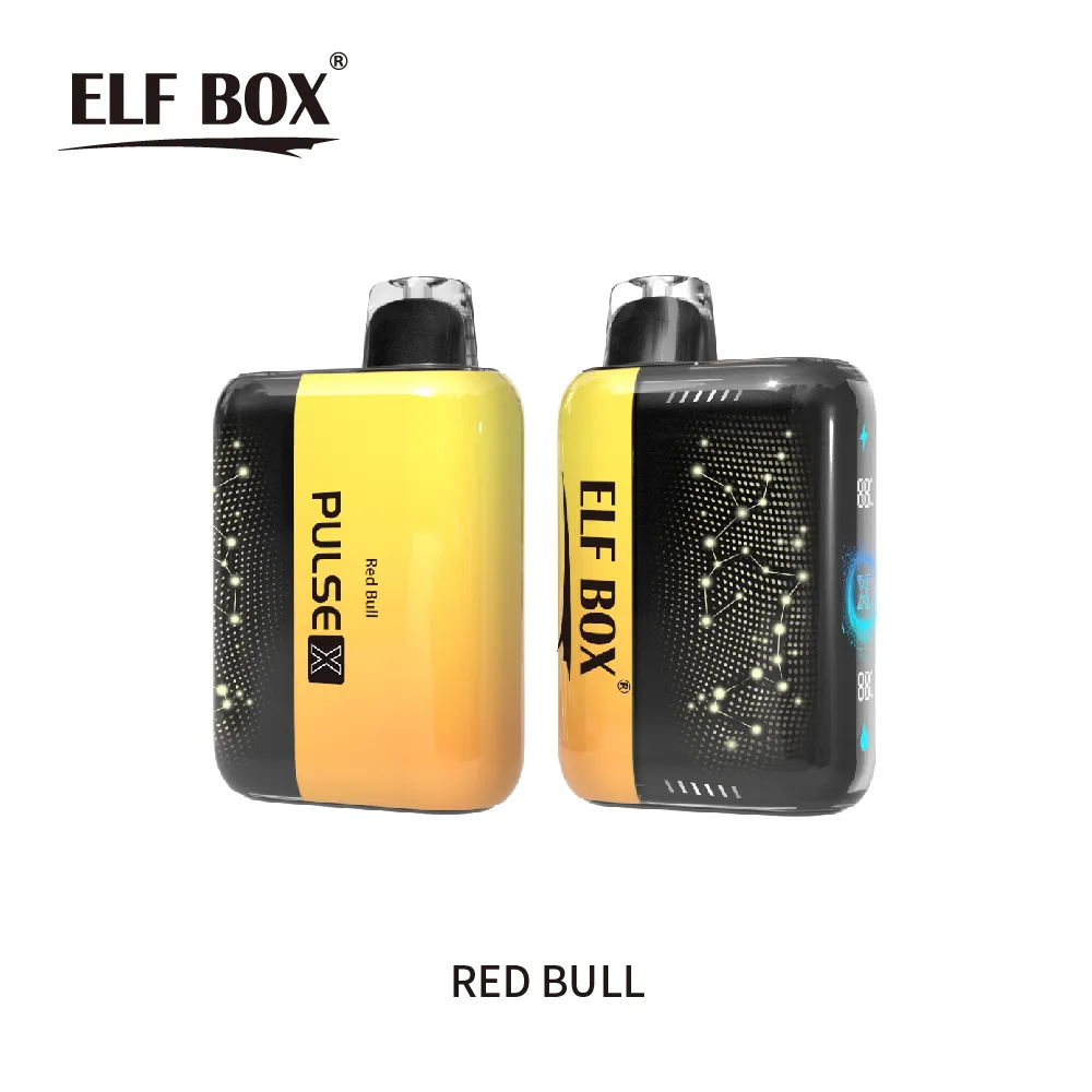 ELF BOX 25000 25K Puffs PULSE X 3D Curved LED Screen Rechargeable Disposable Vape pen