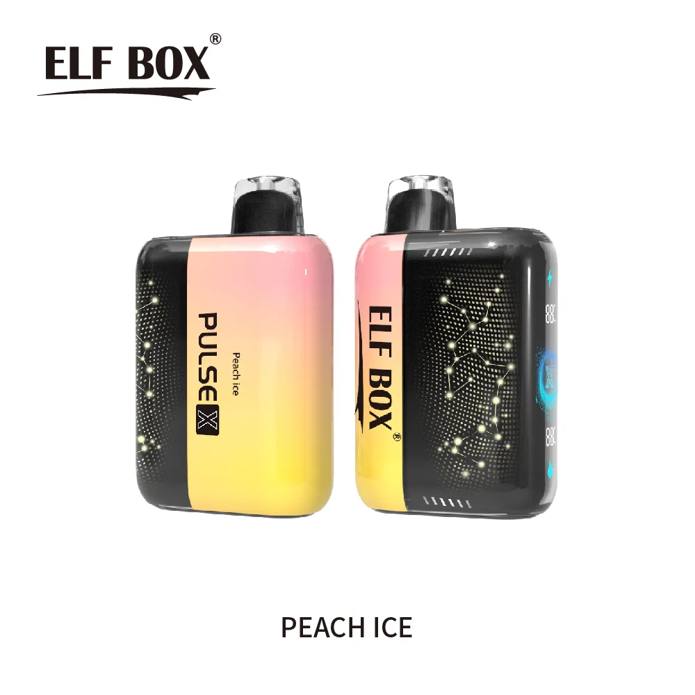 ELF BOX 25000 25K Puffs PULSE X 3D Curved LED Screen Rechargeable Disposable Vape pen