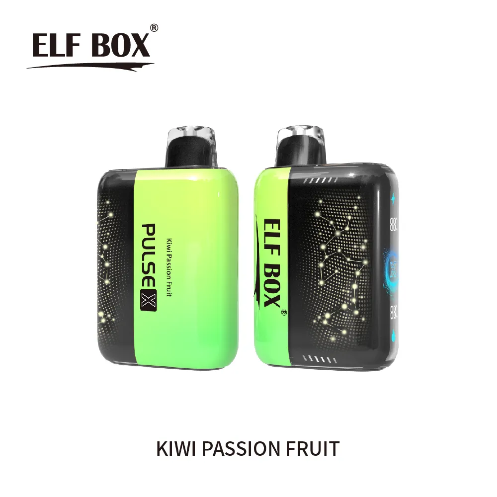 ELF BOX 25000 25K Puffs PULSE X 3D Curved LED Screen Rechargeable Disposable Vape pen