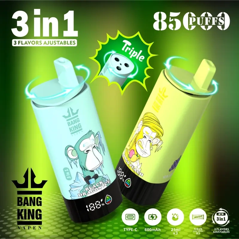 Bang King Triple 85000 puffs 3-in-1 Disposable Vape