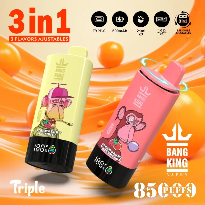 Bang King Triple 85000 puffs 3-in-1 Disposable Vape