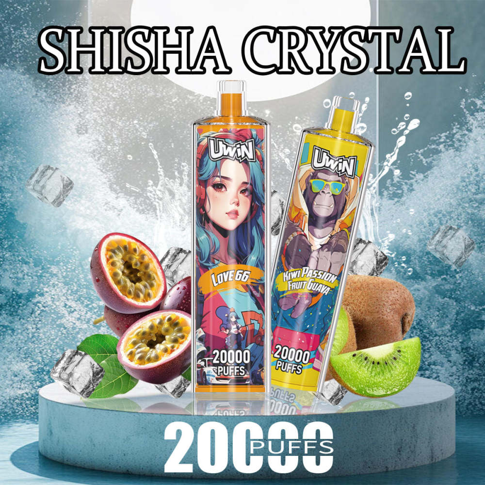 UWIN  SHISHA HOOKAH CRYSTAL 20000 PUFFS DISPOSABLE VAPE-kamryvape