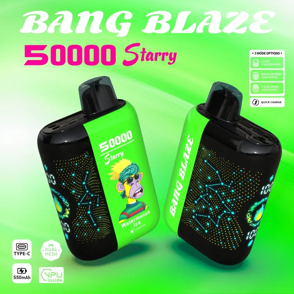 Bang Blaze 50000 Puffs 鈥?Starry Screen Disposable Vape 4