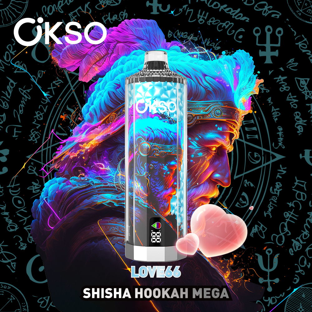 OKsO Shisha Hookahmega 50k Disposable Vape  Love 66路2%nicotine