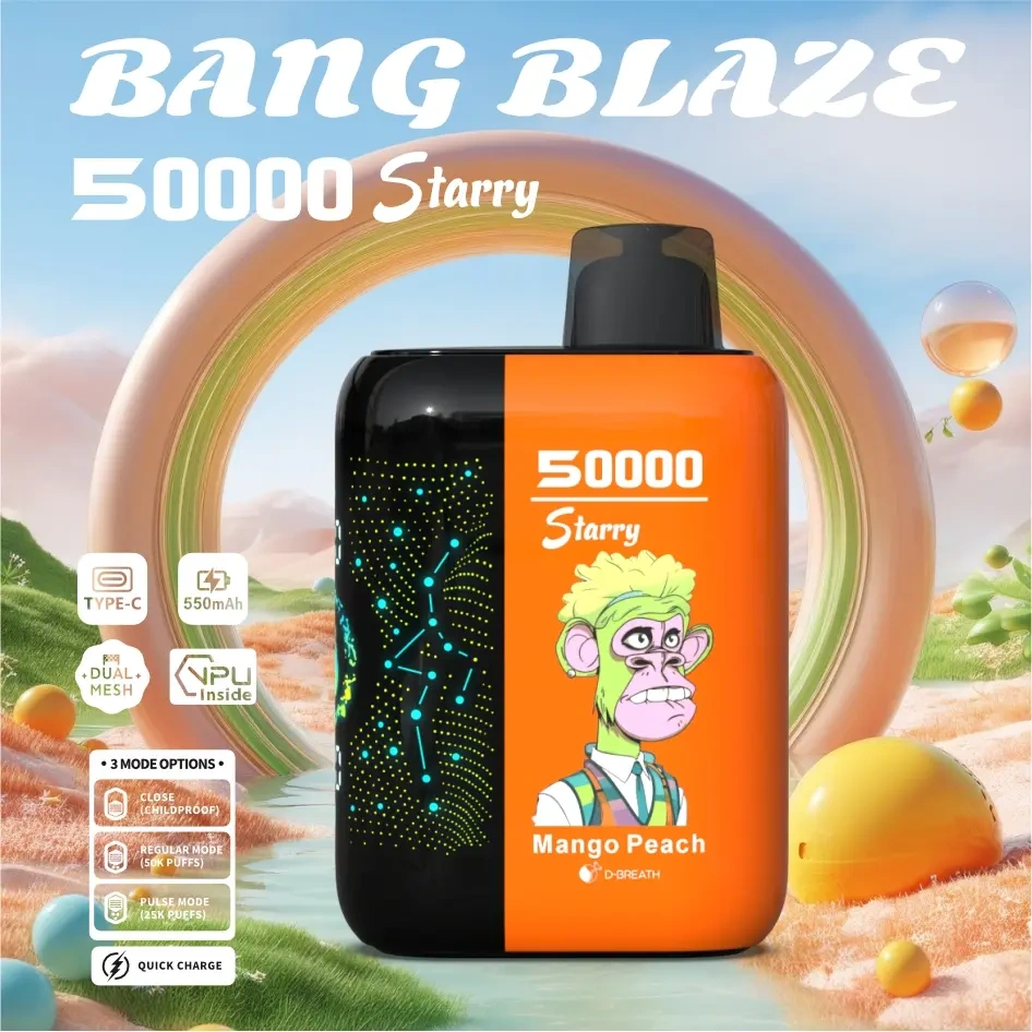 Bang Blaze 50000 Puffs 鈥?Starry Screen Disposable Vape 2