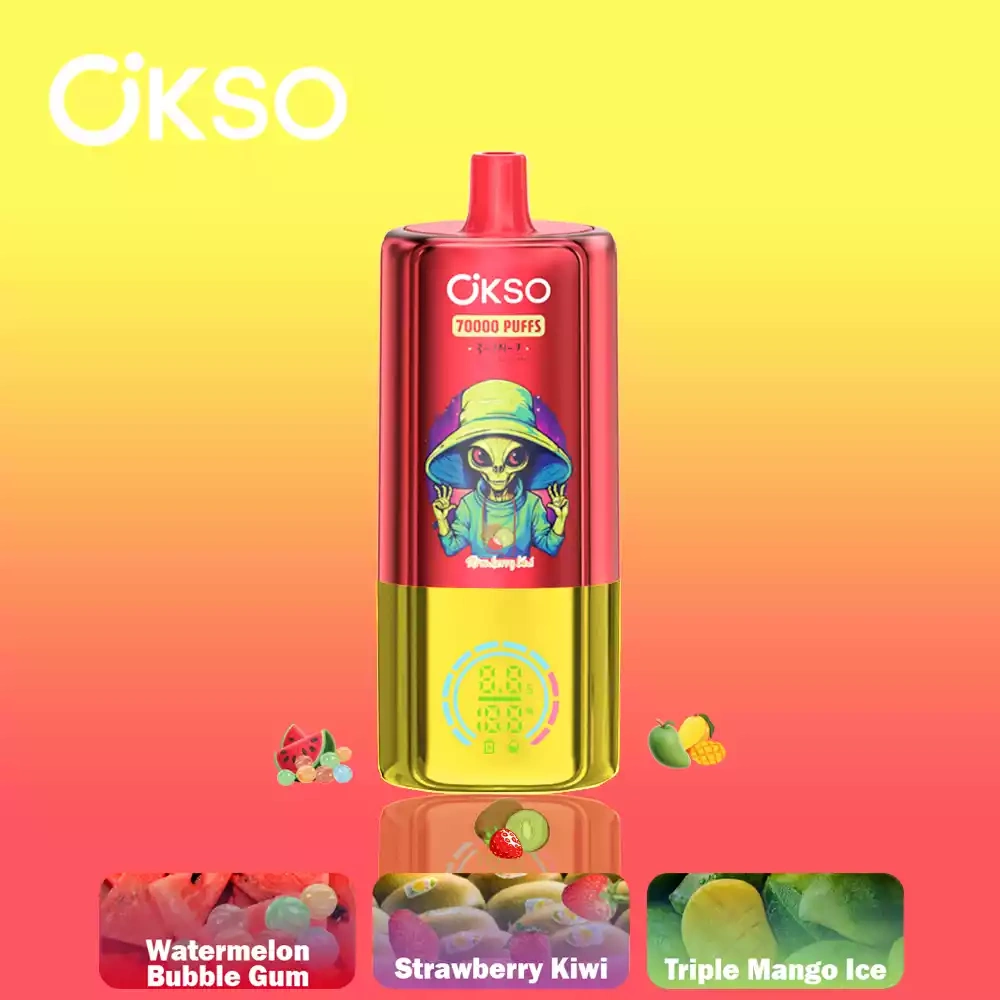 OKSO 3-in-1 70000 70K Puffs  Disposable Vapes