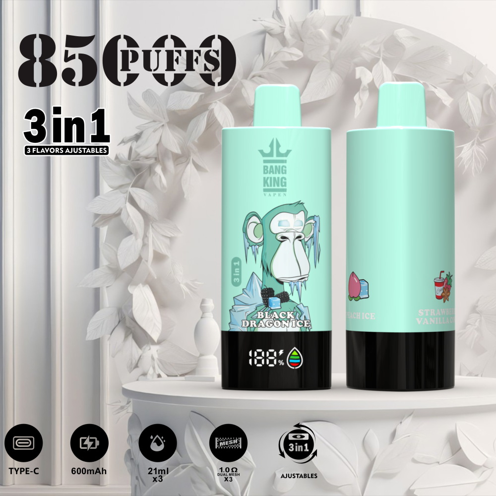 Bang King Triple 85000 puffs 3-in-1 Disposable Vape
