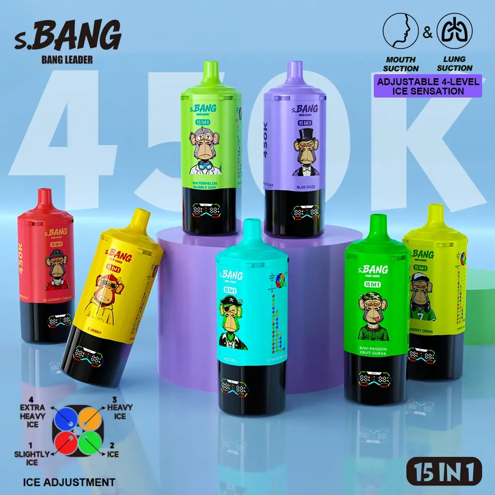 Bang Leader 450K Puffs 15-in-1 Disposable Vape