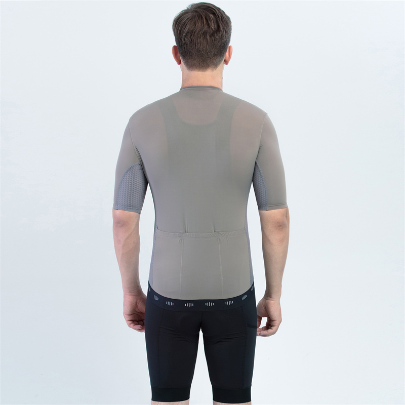 Factory Custom Lightweight Branded Logo Print Seamless Cycling Jerseys Bike Jersey for Men