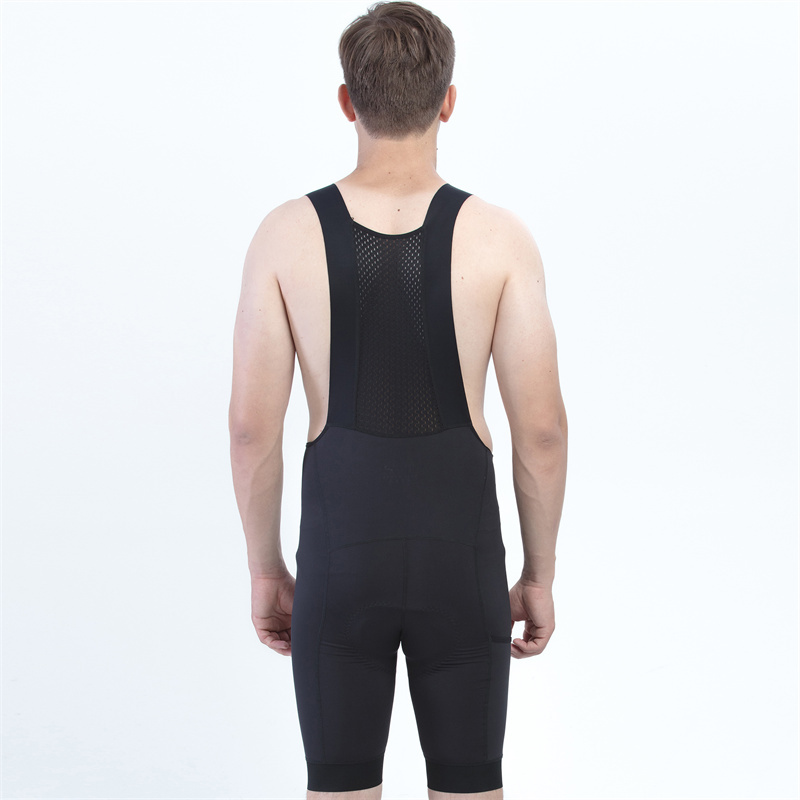 Black Bike Riding Bib Shorts Breathable Bicycle Cycling Sport Bib Padded Shorts