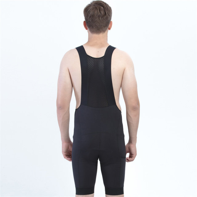 Black Bike Riding Bib Shorts Breathable Bicycle Cycling Sport Bib Padded Shorts