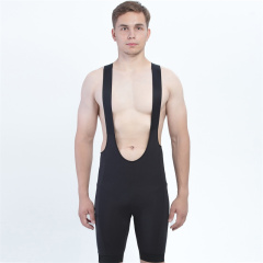 Black Bike Riding Bib Shorts Breathable Bicycle Cycling Sport Bib Padded Shorts