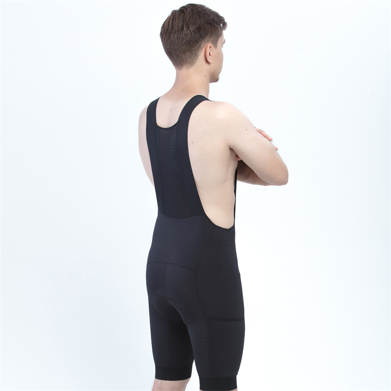 Black Bike Riding Bib Shorts Breathable Bicycle Cycling Sport Bib Padded Shorts