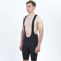 Black Bike Riding Bib Shorts Breathable Bicycle Cycling Sport Bib Padded Shorts
