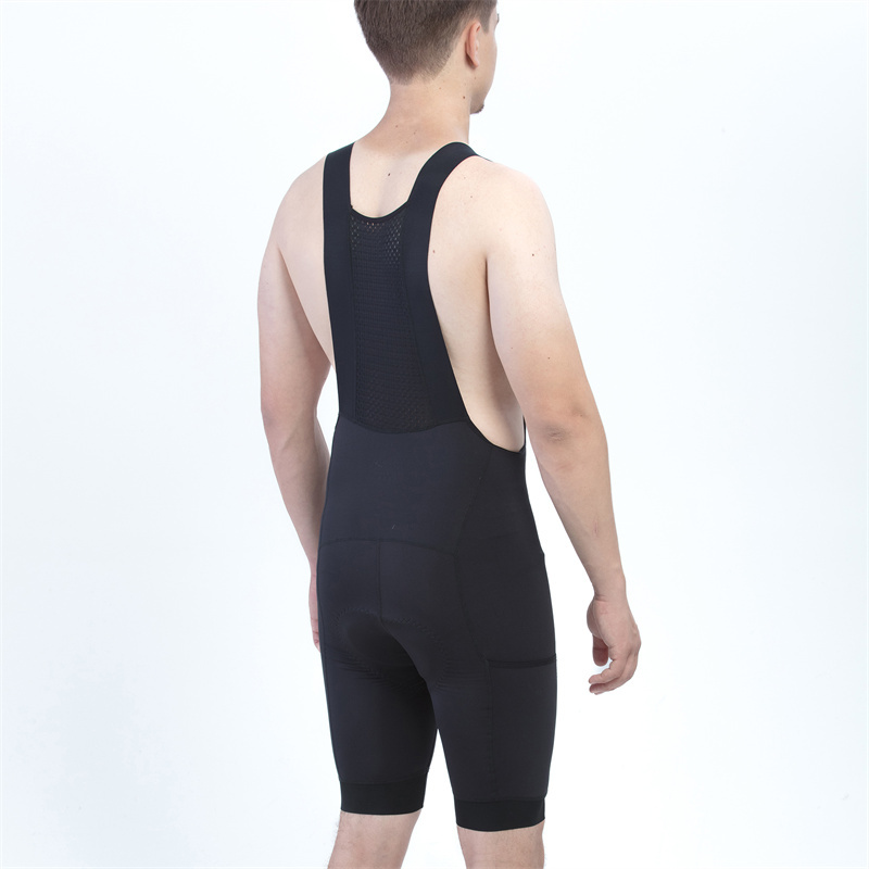 Black Bike Riding Bib Shorts Breathable Bicycle Cycling Sport Bib Padded Shorts