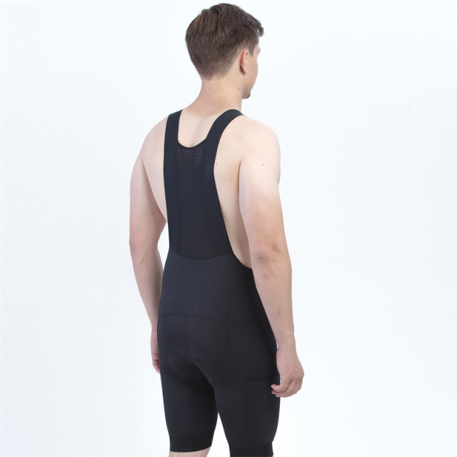 Black Bike Riding Bib Shorts Breathable Bicycle Cycling Sport Bib Padded Shorts