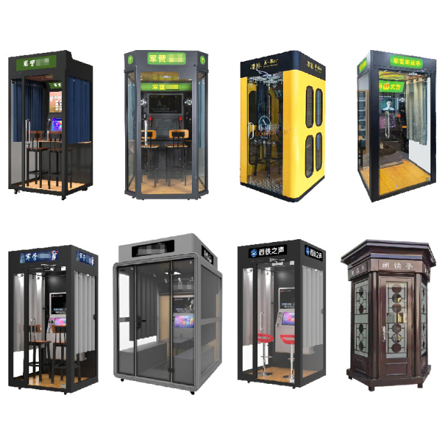 AMA Commercial Singing Room Cottage Box Mobile Karaoke Bar Mini Ktv Booth Mini Karaoke Booth Machine,AMA Amusement