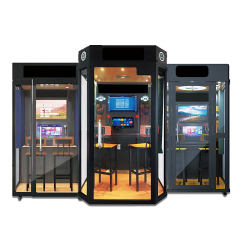 AMA Commercial Singing Room Cottage Box Mobile Karaoke Bar Mini Ktv Booth Mini Karaoke Booth Machine,AMA Amusement