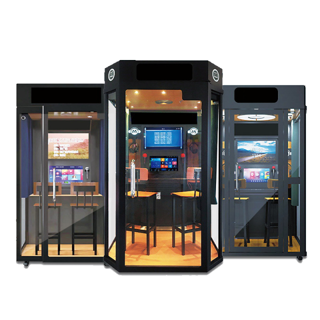 AMA Commercial Singing Room Cottage Box Mobile Karaoke Bar Mini Ktv Booth Mini Karaoke Booth Machine,AMA Amusement